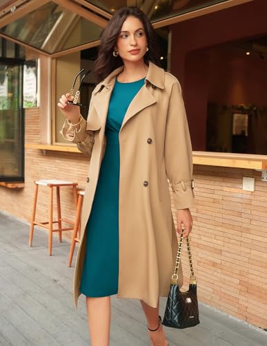 Image of GRACE KARIN Women's Wear to Work Dresses 2026 Cap Sleeve Sheath Bodycon Midi Dress Ruched Business Office Pencil Dress