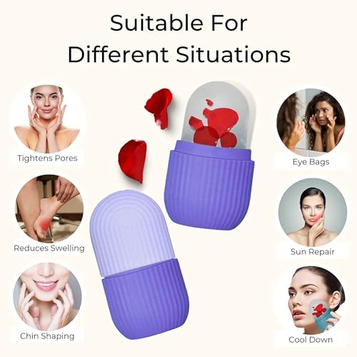 Image of Ind Face Ice Roller, Pink | Reduce Blood Redness | Easy to Grasp | Pack of 1