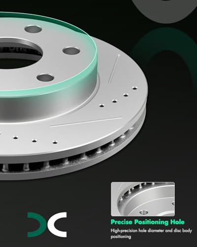Image of SCITOO Front Rear Brake Pads and Rotors Fit 2002-2006 For Cadillac Escalade | Fit 2003-2006 For Chevrolet Avalanche Replacement:1500 120.6604,55054 ATD785C,D785-7653 2575780255067 ATD834C,D834-7707