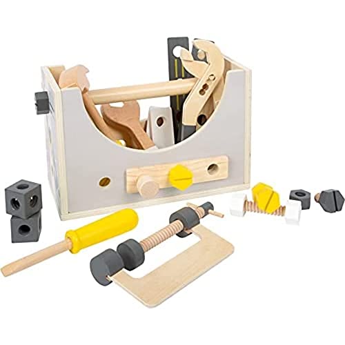 Boîte à outils 2en1 Miniwob transformable en mini-établi bois Small Foot