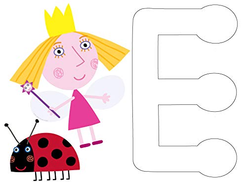 Ben & Holly's Little Kingdom Holly and Personalised Letter Wall Sticker Decal Vinyl (60cm Width x 50cm Height) - Image 4