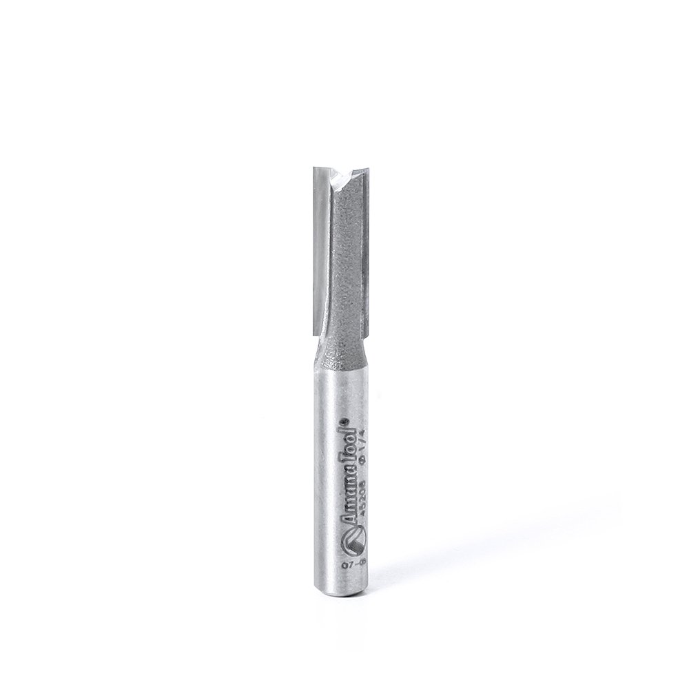 Amana Tool - 45208 Carbide Tipped Straight Plunge High Production 1/4 Dia x 3/4 x 1/4