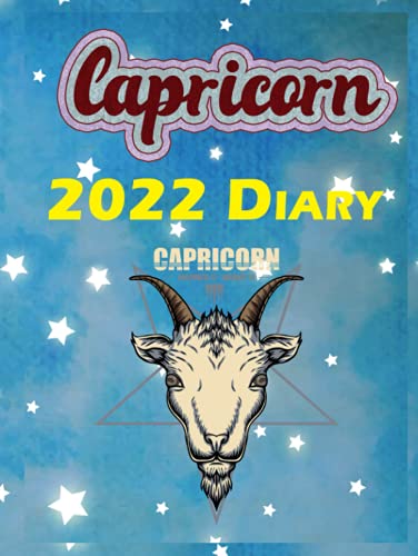Capricorn 2022 Diary: Star Signs Monthly Planner Calendar Organizer Gift for Teens Students Teachers Coworkers Friends Family: Hard Cover Wide Lined ... Journal Workbook 370 pages (8.5" x 11") image 2