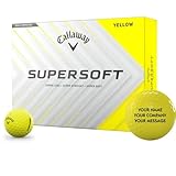 Callaway Golf Supersoft Yellow Personalized Golf Balls - 2025 Model