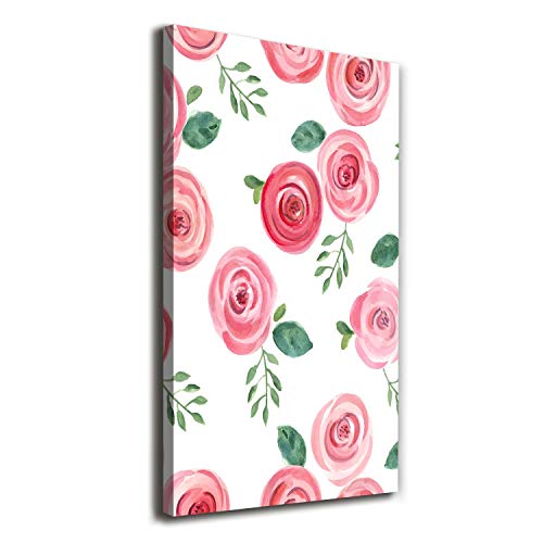 Tirages sur toile haut de gamme 60x120 Tulup tableau de fleurs roses