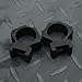 ACUMETA 30mm Scope Rings - Bastion Scope Mount Compatible with 20mm Rails, Dual Screw Clamp,1 Inch Height (Black)
