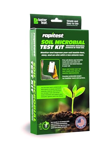 Rapitest® Soil Microbial Test Kit. Improve Soil Health and Activity. for use Along with Soil Conditioners/Activators/Nutrients. Designed, Engineered and Assembled in the USA.