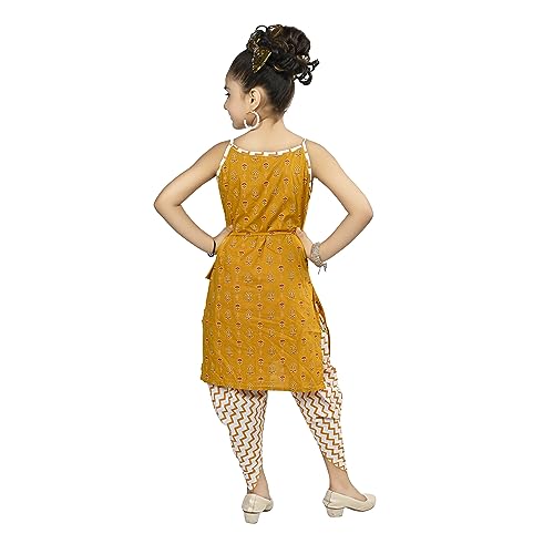Image of Blushup Girls Kids Kurti and Dhoti Set