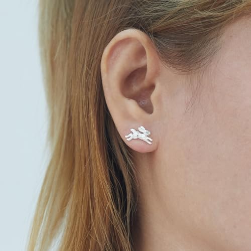 Boma Jewelry Sterling Hare Rabbit Stud Earrings2