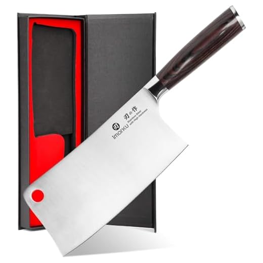Cleaver Knife，Imarku Chef Knife,7-Inch Chinese Vegetable Kitchen Knife,Stainless-Steel Chopper-Cleaver-Butcher Knife for Home Kitchen or Restaurant