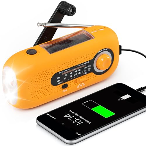 �ً}�N�����N�E�F�U�[���W�I�A2000mAh�\�[���[�n���h�N�����N�|�[�^�u��AM/FM/NOAA�A3���[�h�����d���A�g�ѓd�b�[�d��A�ƒ남��щ��O�p��SOS