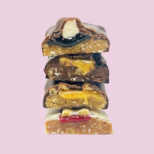 Yubi Bars - Protein Bars - 100 Calories, 10g of Protein, High Fibre, Low Sugar, Gluten Free and Dairy Free - Healthy Snacks/Nutrition Bar - Chocolate Bars - 14.8oz (12 Pack, YuBi Mix)