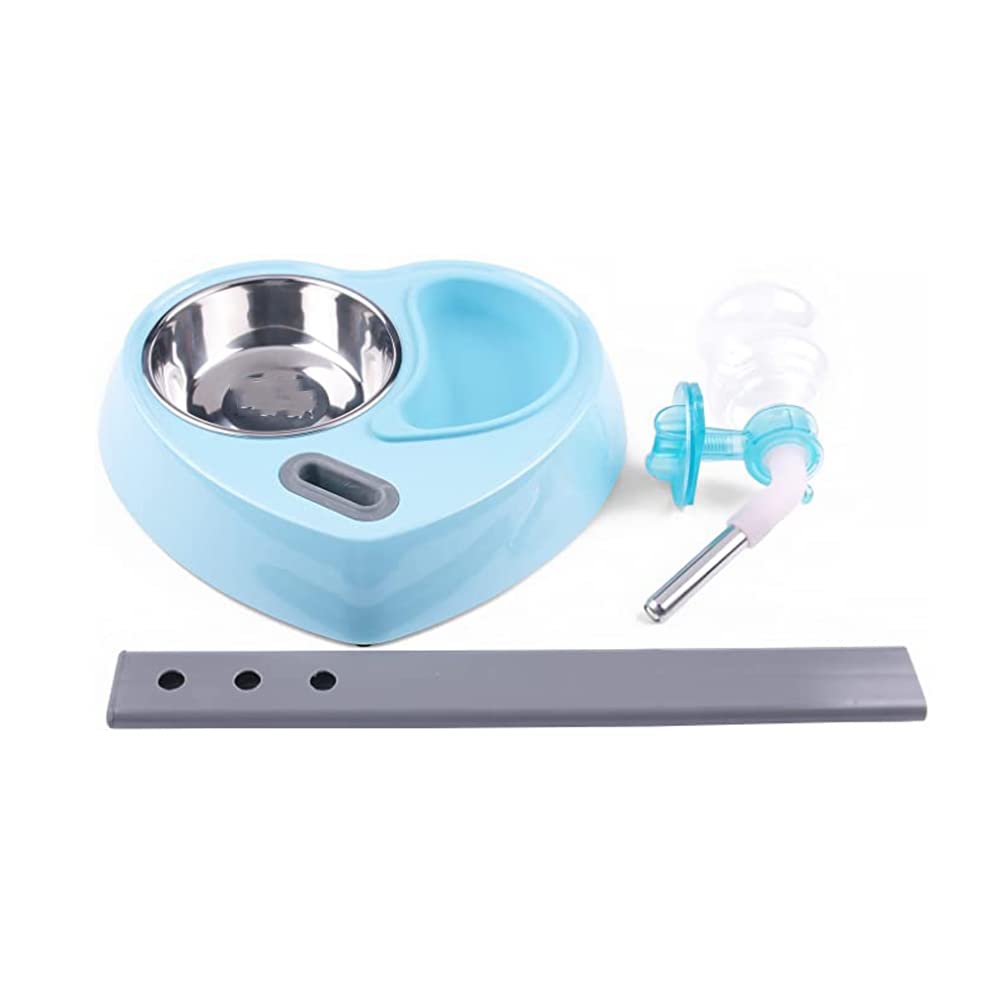 Bebedero De Agua para Perros Y Gatos Bebedero De Fuente Automático De Plástico Soporte De Comida Multicolor Plato Alimentador De