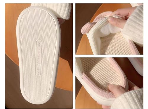 Cotton and linen slippers Cartoon cotton and linen slippers Men's and women's slippers at home slippers2