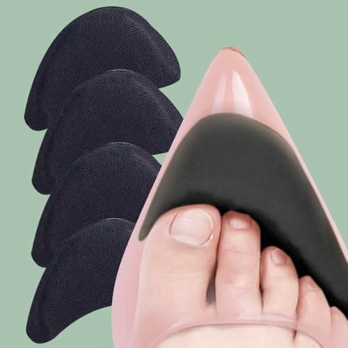 2 pares de plantillas suaves de esponja para antepié para mujer miniatura 1