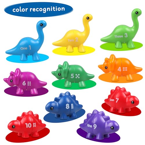 Toddler Dinosaur Montessori Toys for 1 2 3 4 Year Old Boy Girl Birthday Gift - Kids Preschool Learning Activities Educational Travel Outdoor Sensory Toys for Toddlers 1-3 - Baby Toys 12-18 Months - Image 3