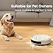 Lefant M210 Pro Robot Vacuum, Strong 4000Pa Suction, 200 Min Runtime, Super Slim Thin, Low Noise, Self-Charging, Wi-Fi/App/Alexa Control, Ideal for Pet Hair & Hard Floors