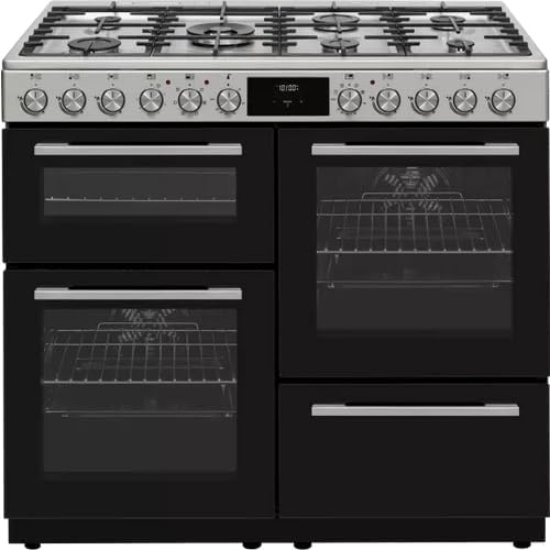 NordMende CSG100IX 100cm Dual Fuel Range Cooker Stainless Steel