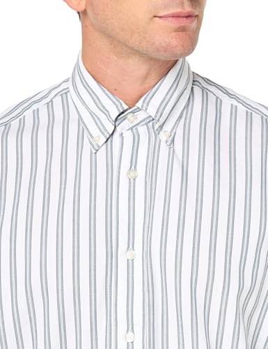 BOSS Men's Relaxed Fit Cotton Short Sleeve Button Down Shirt3