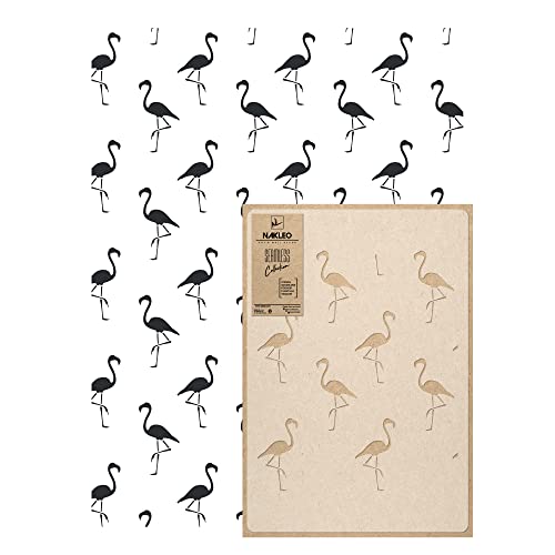 NAKLEO Stencil Riutilizzabile di Plastica Murale