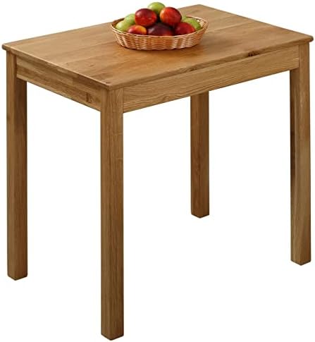 Bild von Krok Wood Esstisch Tomas aus Massivholz (Eiche, 70 x 50 x 75 cm) 70 x 50 x 75 cm
