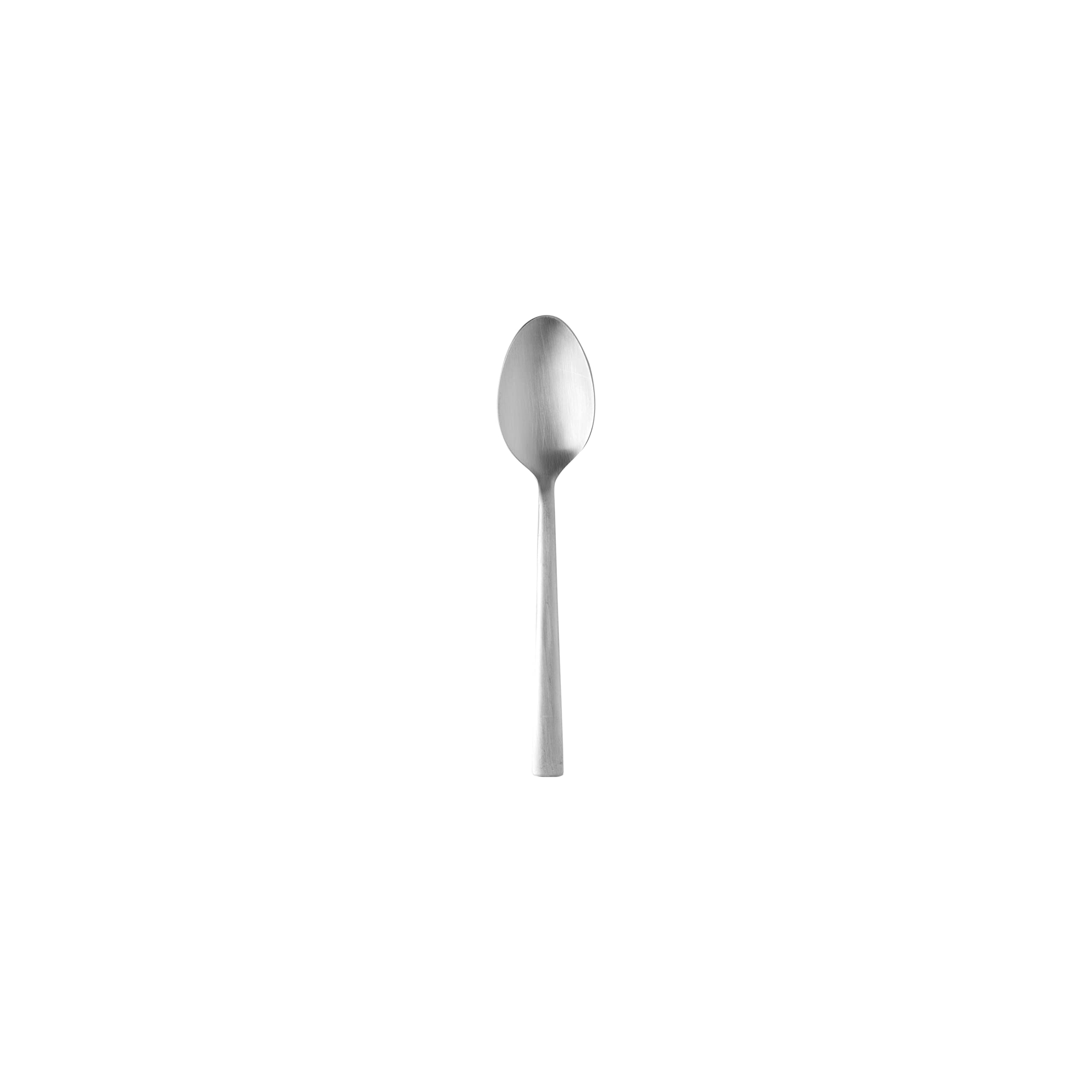 Mepra AZ10391126 American Coffee Spoon Stainless Steel Coffee Spoon, [Pack of 12], 15.8 cm, Roma Pewter Finish, Dishwasher Safe Tableware