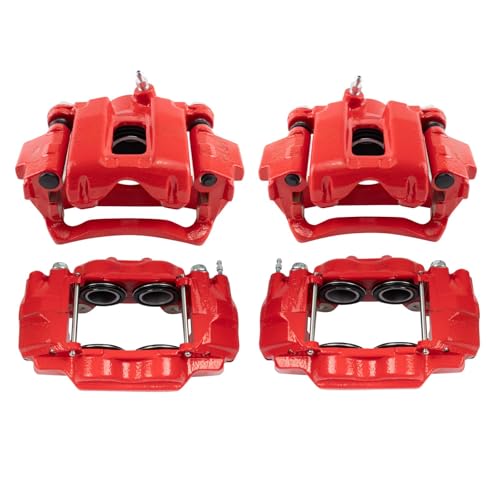 Image of TRQ Brake Caliper Set Performance Compatible with 2003-2005 Toyota 4Runner 2007-2014 FJ Cruiser