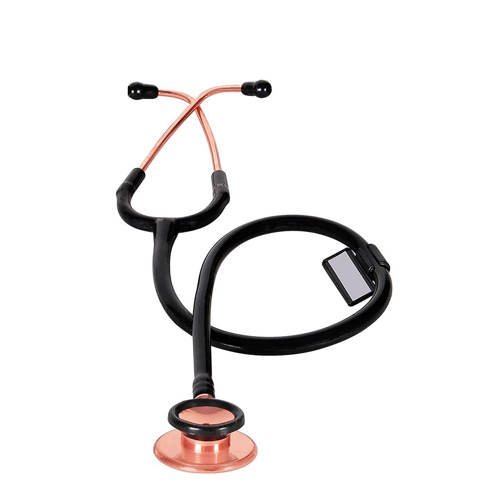 MCP Heathcare Professional Heart Beat Monitering Single Head Stethoscope Rose Gold Plated Stethoscope for Medical Students, Teacher,