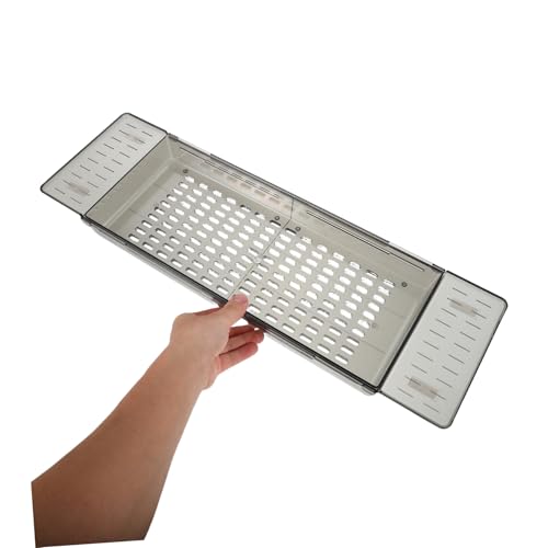 Étagère extensible de salle de bain avec support de rangement multifonction