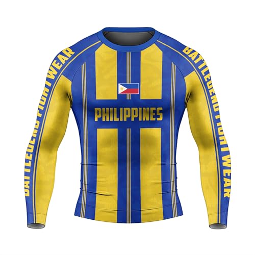 International Warrior Men's BJJ Rash Guard – Long Sleeve Compression Shirt for Jiu-Jitsu, Grappling & MMA2