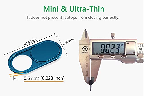 image for CloudValley Camera Cover Slide Ultra-Thin, Blue Webcam Cover for MacBo