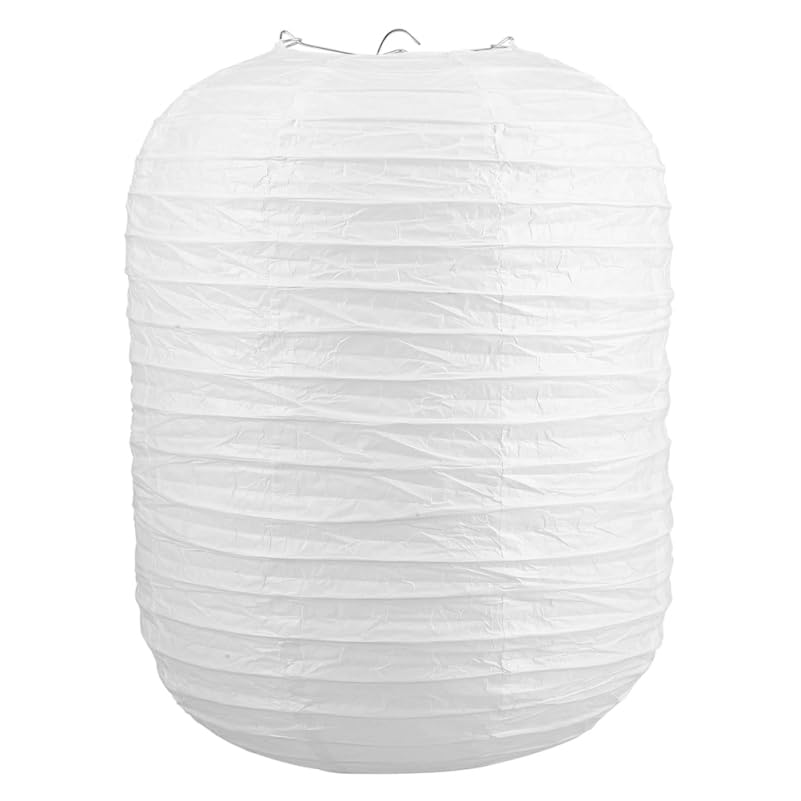 HOLIDYOYO Pantalla De Linterna De Papel Plegable 15.74X11.81 Pulgadas Para Lámpara Colgante Decorativa En Casa Fiesta Fácil Instalación Ligera