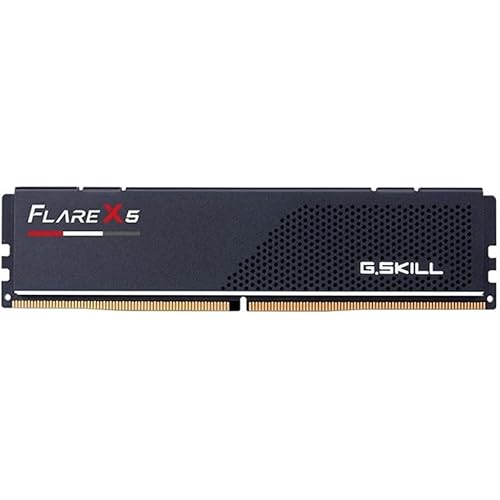 G.SKILL Flare X5 Series DDR5 RAM (AMD Expo & Intel XMP 3.0) 16GB (1x16GB) 6000MT/s CL36-36-36-96 1.35V Desktop Computer Memory U-DIMM - Matte Black (F5-6000J3636F16GX1-FX5)