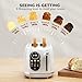 Keenstone Smart Touch Screen Toaster 2 Slice, Retro Wide Slot Stainless Steel Toaster with 6 Browning Levels, Reheat & Defrost, for Bagel, Toast, Bread, Removable Crumb Tray, White