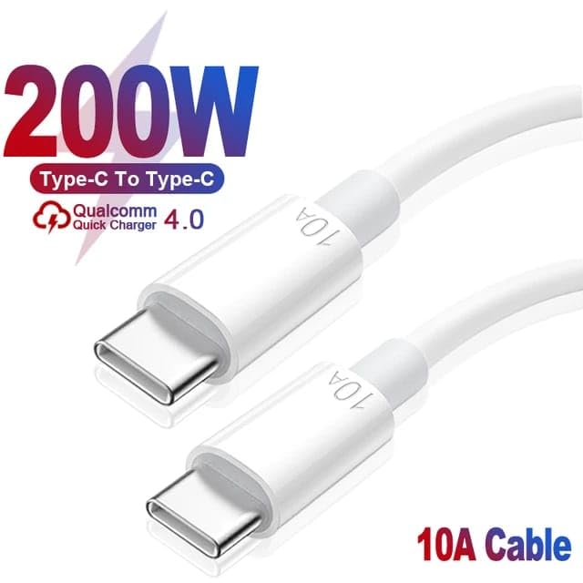 Image of Original 200W Quick Fast charging 10A cable for Vivo iQoo 10 Pro 5g 10 9T 9 Pro 8 Pro 7 / cable 2024 for Vivo X100 5G /V30 /X90 5G /X90 PRO 5G / X FOLD 3 /iQOO 11 5G / iQoo 9 pro /iQoo 9 / iQoo 9T (VIP-189)