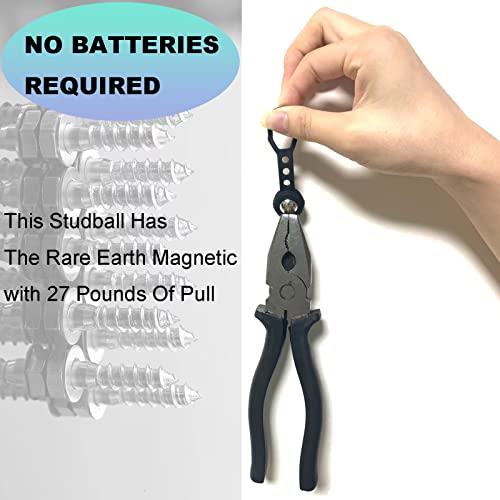 Stud Finder Wall Scanner, Magnetic Stud Finder With 27 Pounds Of Pull Magnetic Power, No Batteries Required Detect Metal Through 5/8" Drywall, Wood, 3/4" Plywood Paneling, Ceramic Tiling #TOP3