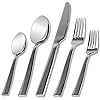 Silverware Set for 8, Briout 40 Piece Flatware Cut...