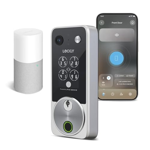 Lockly Vision Zeno Smart Lock Video Doorbell Camera,