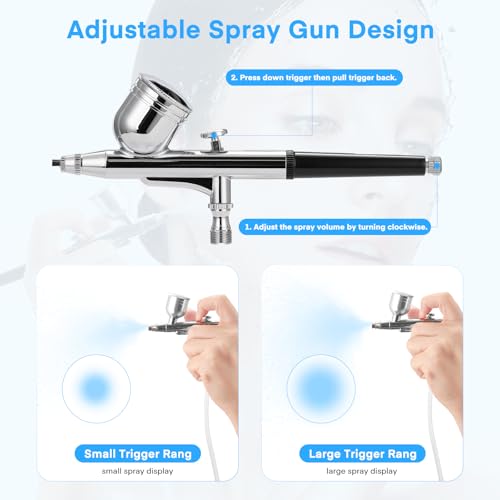 iklestar Machine de microdermabrasion 3 en 1 avec pistolet pulvérisateur, professionnel de dermabrasion diamant visage pour salon personnel à domicile, 65-68 cmHg – vue 6