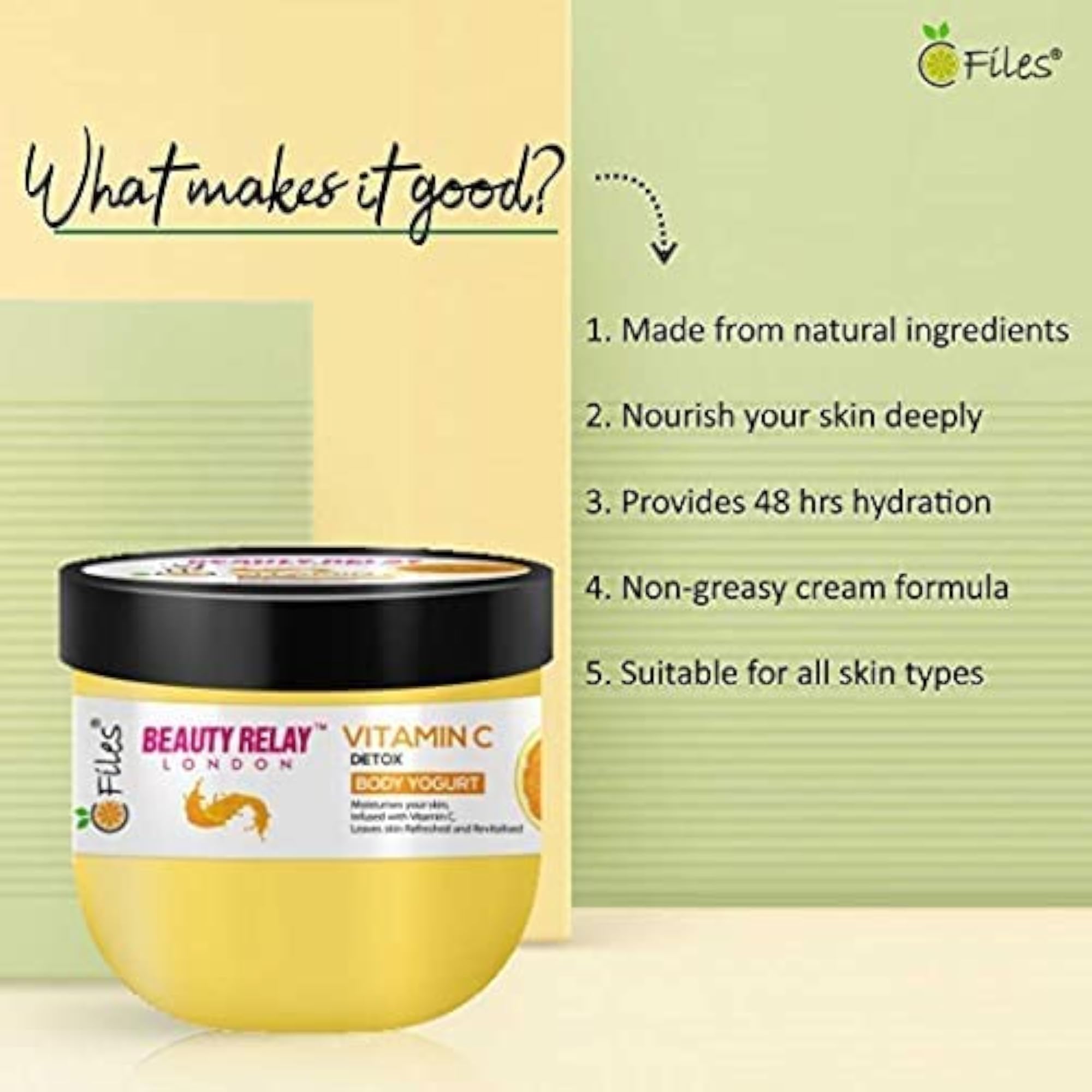 Vitamin C Detox Moisturizing Body Yogurt, 200g