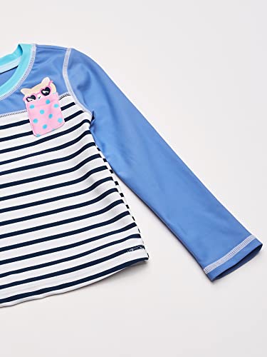 KIKO & MAX Girls Suit Set with Long Sleeve Rashguard Swim Shirt2