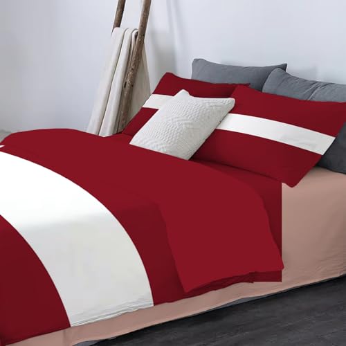 Couette duvet 3D drapeau letton avec fermeture éclair pratique