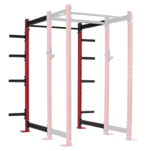Titan Fitness T-3 Series Red Short 24in Depth Power Rack Extension Kit