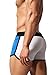 BRAVE PERSON Men's Fashion Boxer Briefs Sports Shorts Swimming Trunks Bj1003 (M, White)