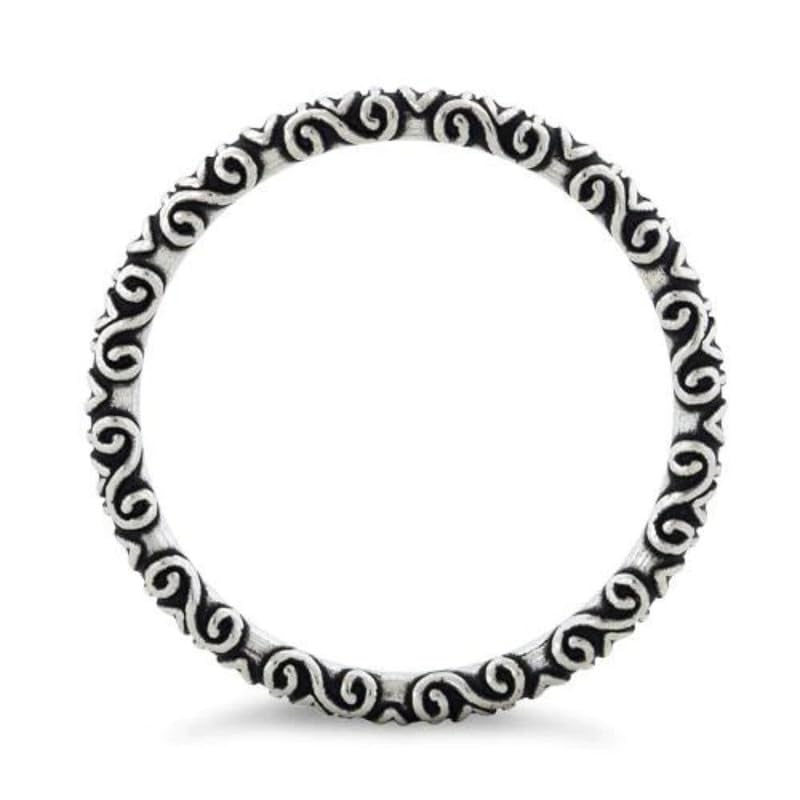 Bague empilable argent 925 massif alliance fine luxe - 2
