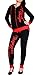 Produktbild Violento Damen Jogginganzug | ThePower Design 506 (L, Schwarz/Rot)