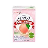 メイバランス ぎゅっとミニ ピーチ味 100ml×24本【ケース】栄養機能食品 明治