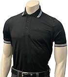 Smitty BBS307 High Performance Body Flex Style Short Sleeve Umpire Shirts (Black,...