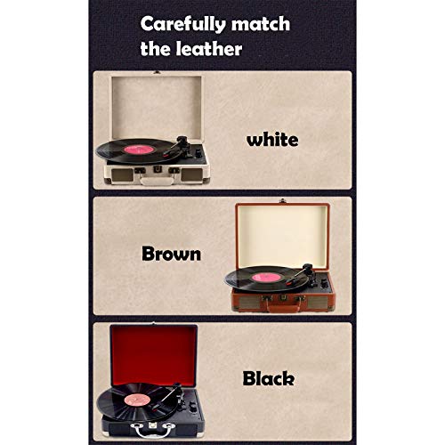 Tourne-Disque Vinyle avec Fonctions de Lecture et de Stockage Audio, système de Platine Vinyle Bluetooth à 3 Vitesses… - Les Beatles, Paul McCartney, John Lennon, RIngo Starr, George Harrison Tourne-Disque Vinyle avec Fonctions de Lecture et de Stockage Audio, système de Platine Vinyle Bluetooth à 3 Vitesses… – Image 4