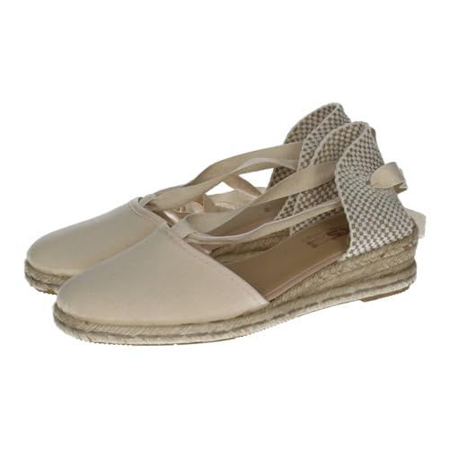 Espadrilles Kokis pour femme écru chaussure toile 57311
